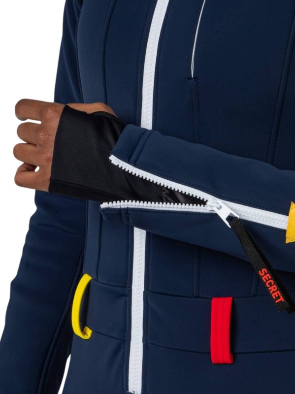 Kombinezon Rossignol damski W Sublim Insulated Overall granatowy