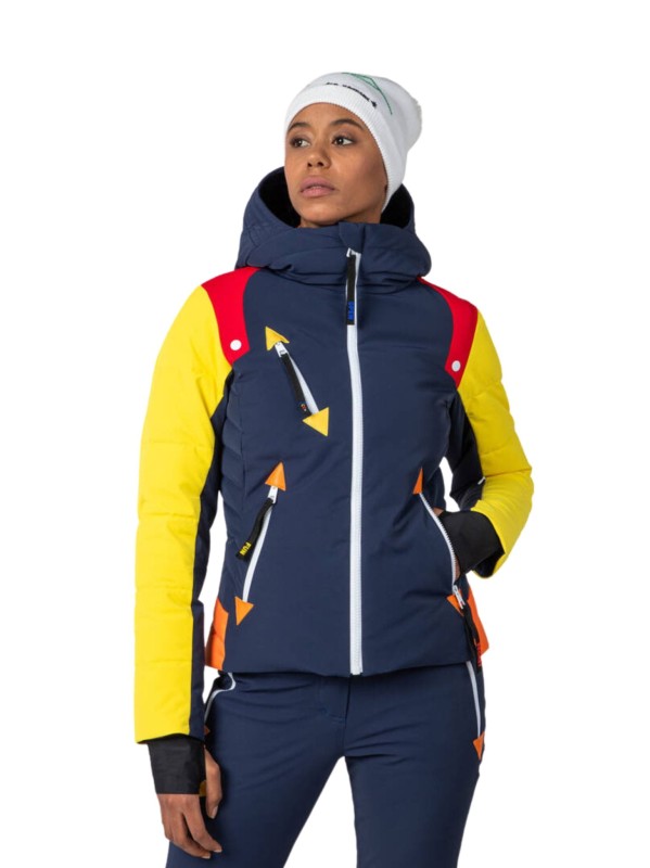 Kurtka narciarska Rossignol JCC damska W Pilot Down JKT granatowa