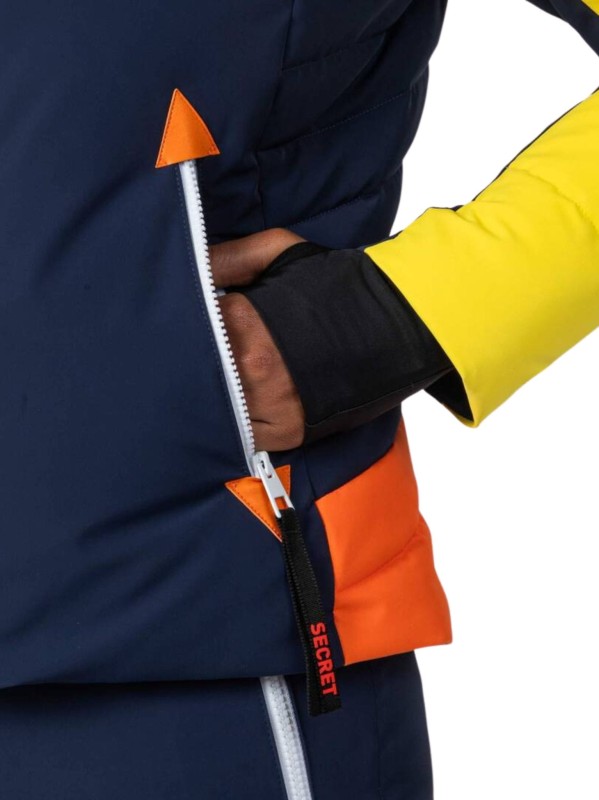 Kurtka narciarska Rossignol JCC damska W Pilot Down JKT granatowa