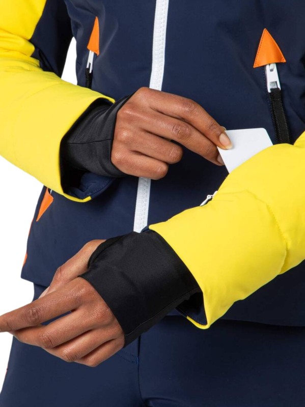 Kurtka narciarska Rossignol JCC damska W Pilot Down JKT granatowa