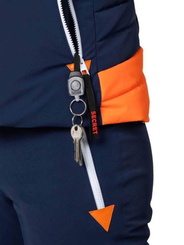 Kurtka narciarska Rossignol JCC damska W Pilot Down JKT granatowa