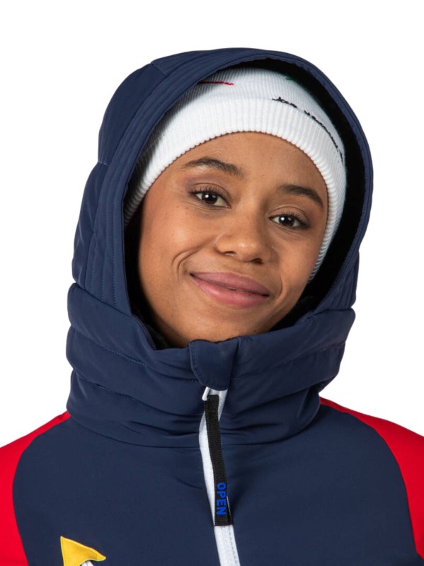 Kurtka narciarska Rossignol JCC damska W Pilot Down JKT granatowa