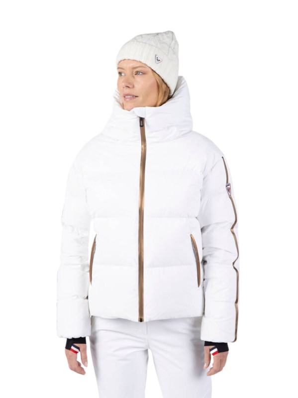 Kurtka Narciarska Rossignol damska W Ventina Bomber Down JKT biała