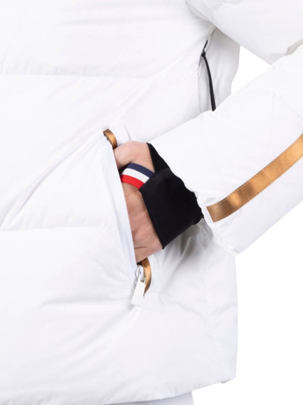 Kurtka Narciarska Rossignol damska W Ventina Bomber Down JKT biała