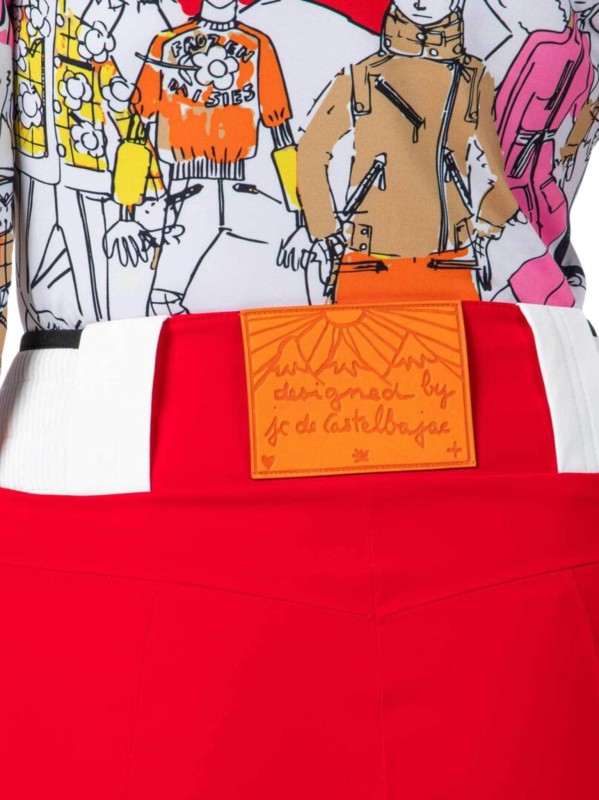 Spodnie narciarskie Rossignol damskie W Pilot STR Pant czerwone