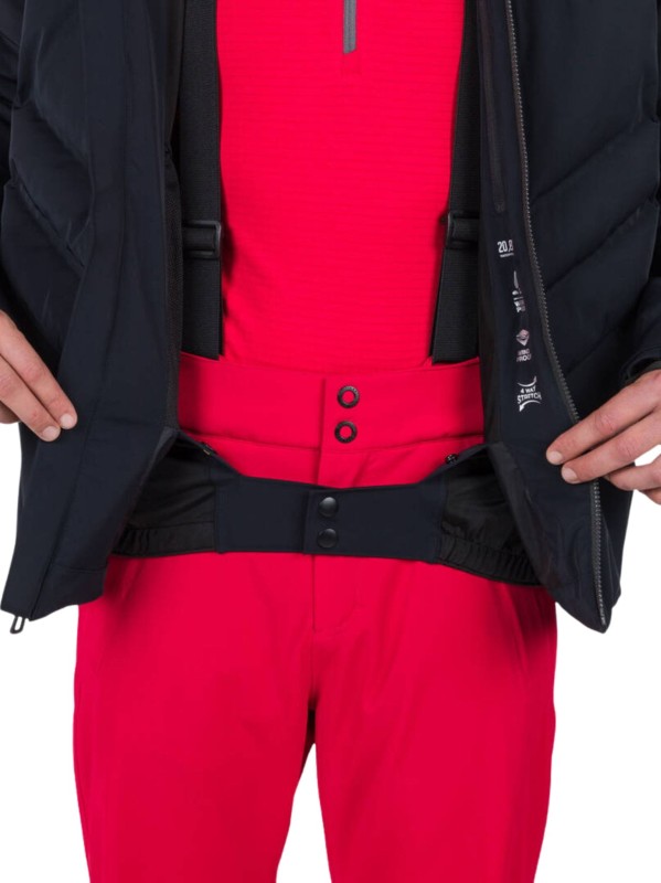 Kurtka Narciarska Rossignol męska Blackside puffy JKT czarna