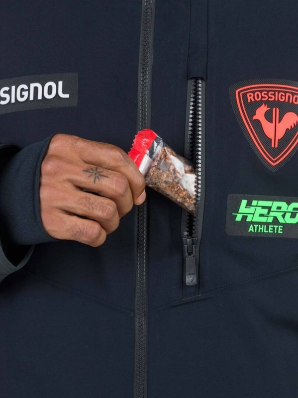 Kurtka Narciarska Rossignol męska Hero Blackside JKT czarna