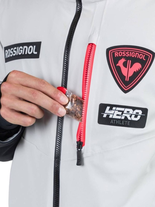 Kurtka Narciarska Rossignol męska Hero Blackside JKT szara