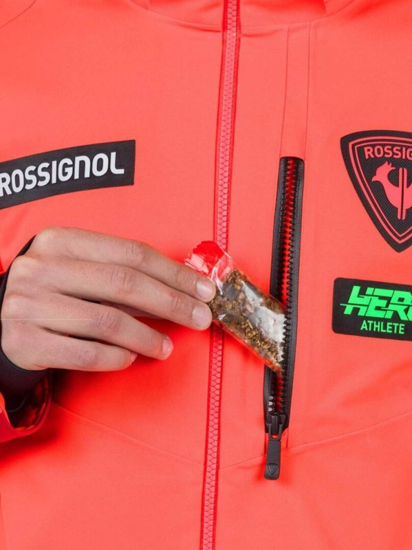 Kurtka Narciarska Rossignol męska Hero Blackside JKT czerwona