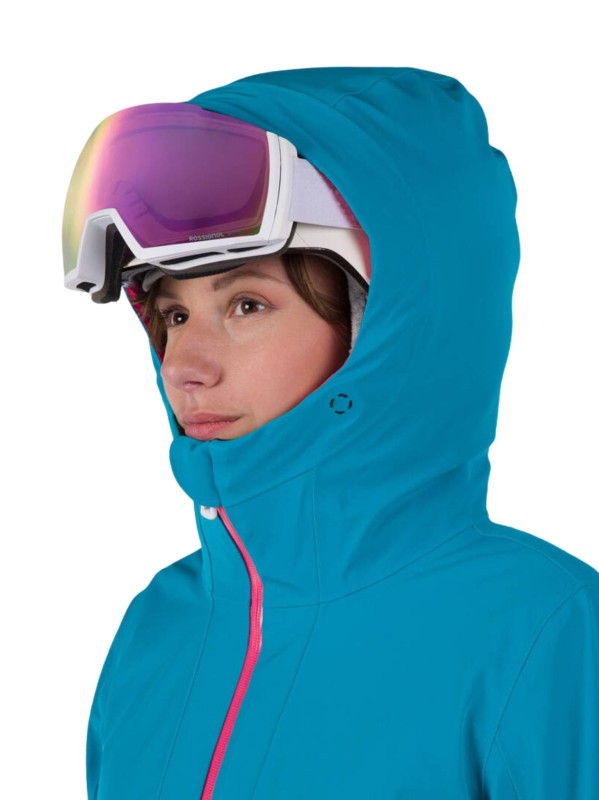 Kurtka Narciarska Rossignol damska W Blackside JKT niebieska