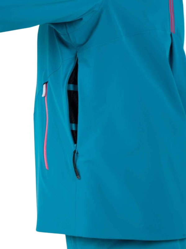 Kurtka Narciarska Rossignol damska W Blackside JKT niebieska