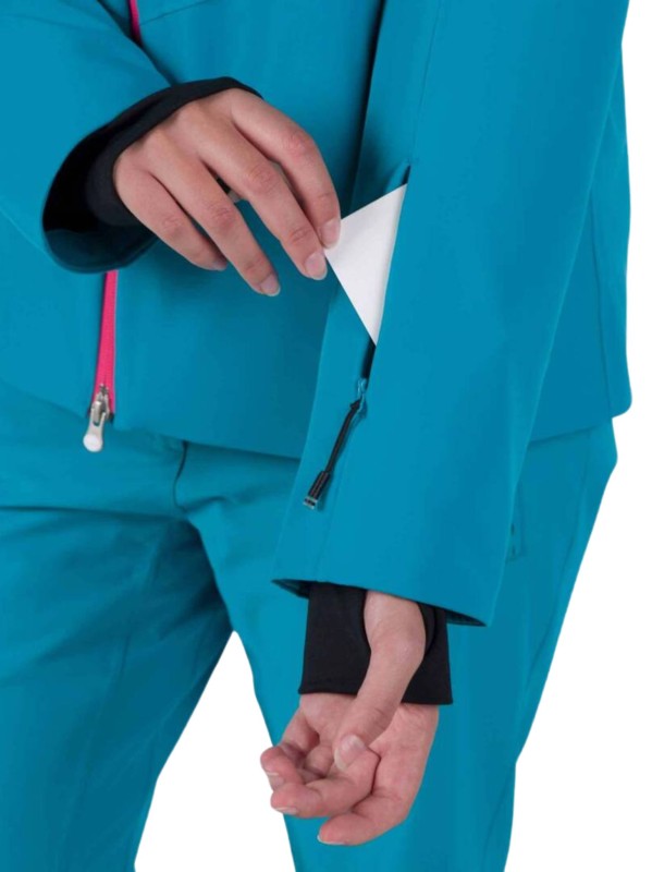 Kurtka Narciarska Rossignol damska W Blackside JKT niebieska