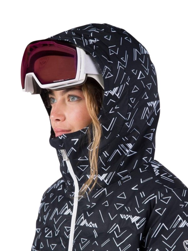 Kurtka Narciarska Rossignol damska W Wispile Puffy PR JKT czarna