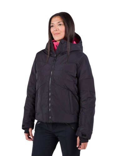 Kurtka Narciarska Rossignol damska W Wispile puffy JKT czarna