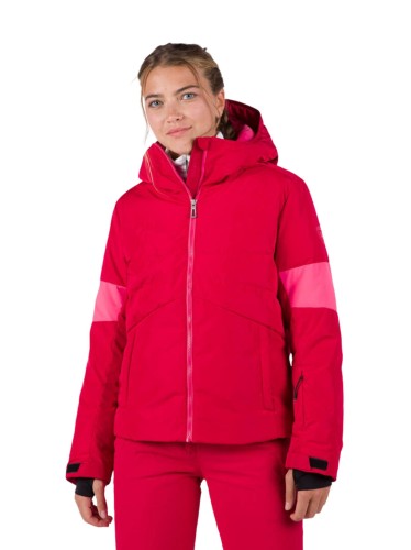 Kurtka Narciarska Rossignol damska W Wispile puffy JKT czerwona