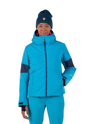 Kurtka Narciarska Rossignol damska W Wispile puffy JKT niebieska