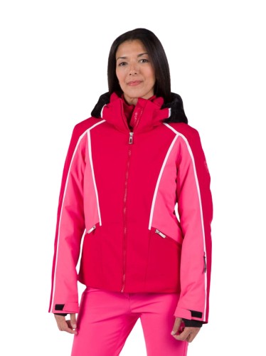 Kurtka Narciarska Rossignol damska W Saluver FUR JKT czerwona