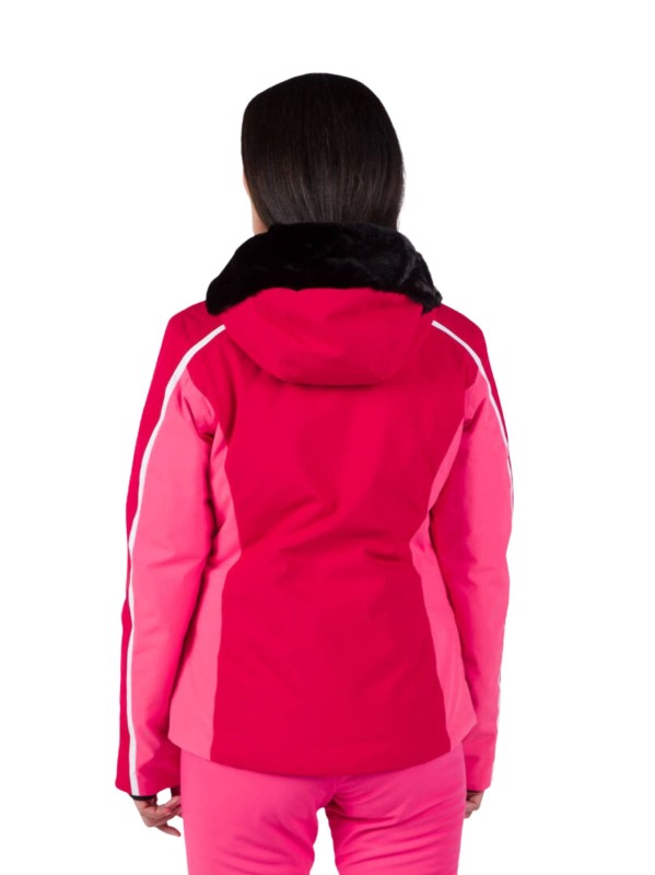 Kurtka Narciarska Rossignol damska W Saluver FUR JKT czerwona