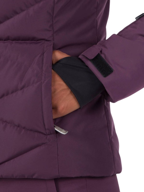 Kurtka Narciarska Rossignol damska W Staci pearly JKT fioletowa