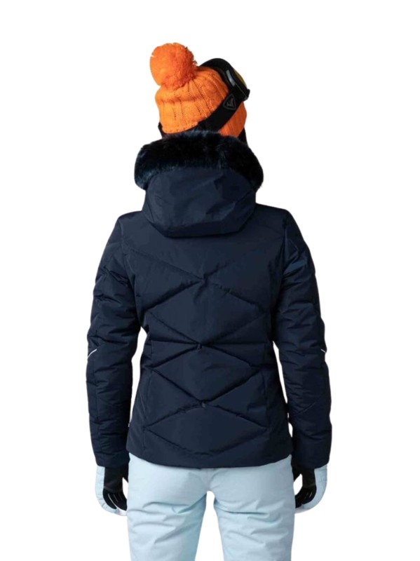 Kurtka Narciarska Rossignol damska W Staci pearly JKT granatowa