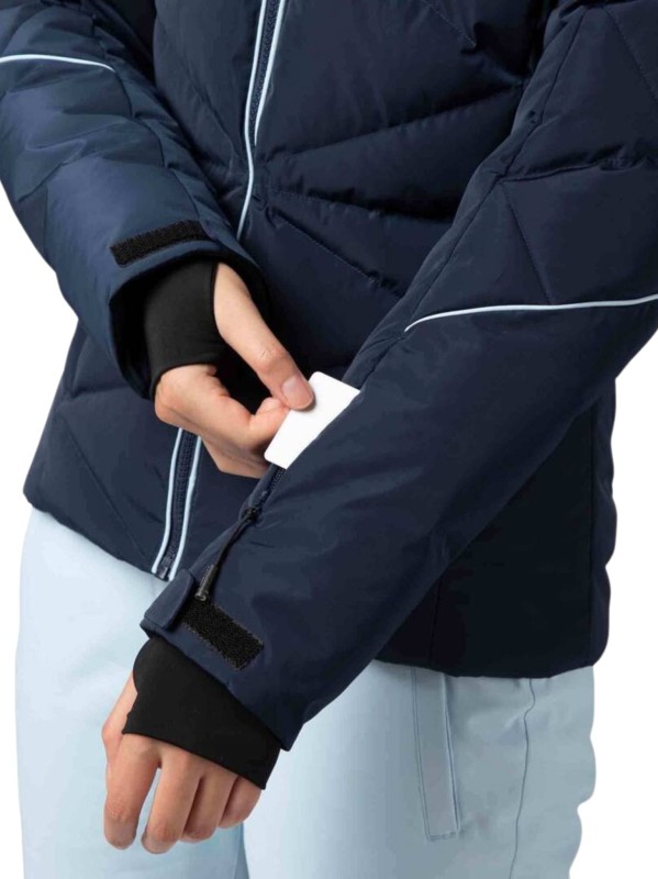 Kurtka Narciarska Rossignol damska W Staci pearly JKT granatowa