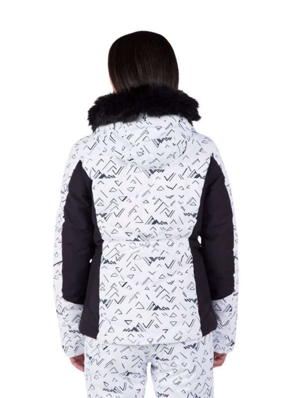 Kurtka narciarska Rossignol damska W Staci PR Puffy JKT biała