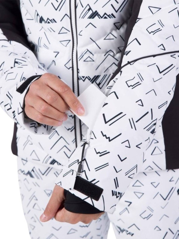 Kurtka narciarska Rossignol damska W Staci PR Puffy JKT biała