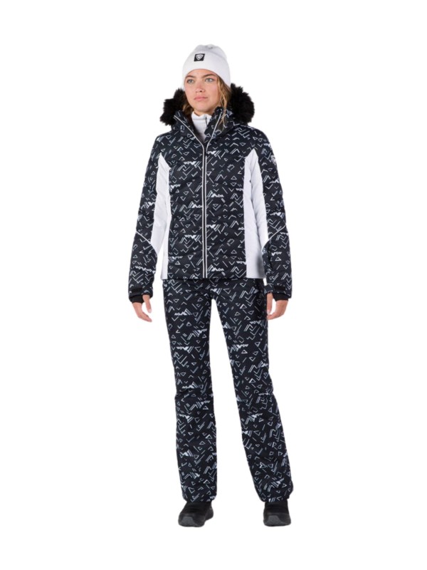 Kurtka narciarska Rossignol damska W Staci PR Puffy JKT czarna