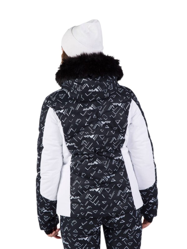 Kurtka narciarska Rossignol damska W Staci PR Puffy JKT czarna