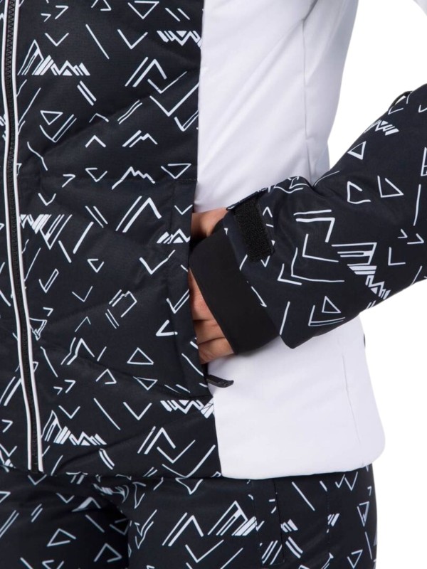 Kurtka narciarska Rossignol damska W Staci PR Puffy JKT czarna