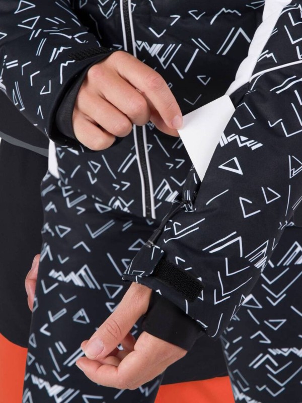 Kurtka narciarska Rossignol damska W Staci PR Puffy JKT czarna