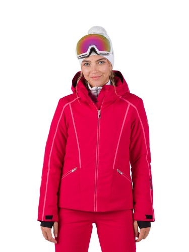 Kurtka narciarska Rossignol W Flat czerwona