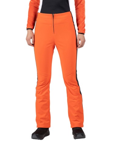 Spodnie narciarskie Rossignol damskie Resort Softshell Pant pomarańczowe