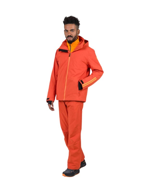 Kurtka narciarska Rossignol męska Strawpile JKT pomarańczowa