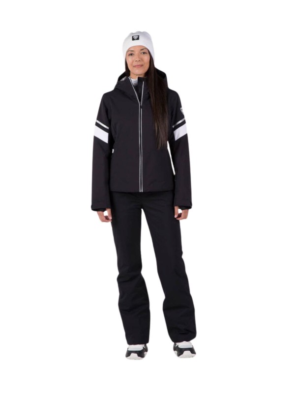 Kurtka narciarska Rossignol damska Strawpile JKT czarna