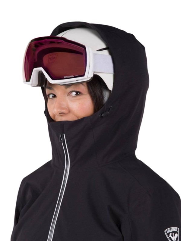 Kurtka narciarska Rossignol damska Strawpile JKT czarna