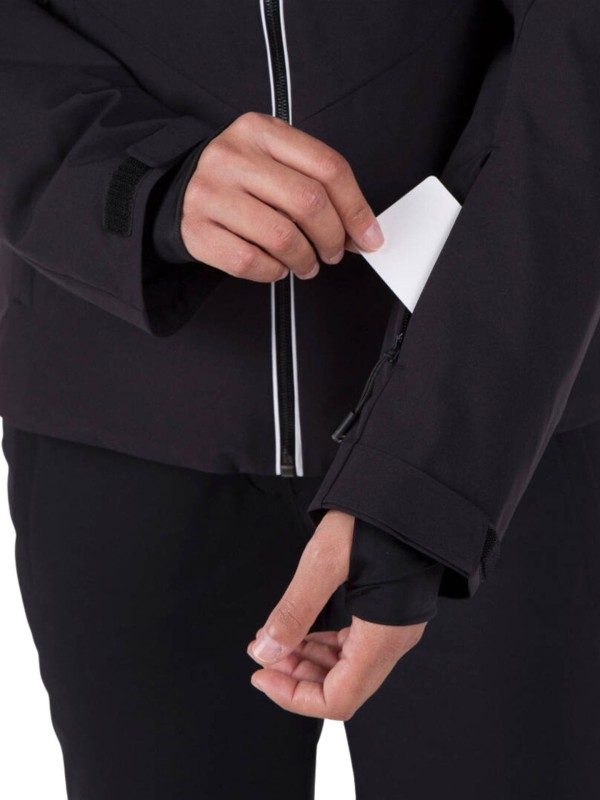 Kurtka narciarska Rossignol damska Strawpile JKT czarna