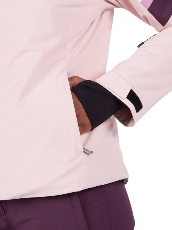 Kurtka narciarska Rossignol damska Strawpile JKT różowa