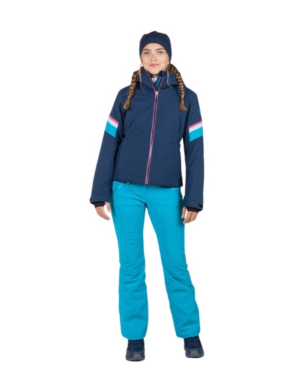 Kurtka narciarska Rossignol damska Strawpile JKT granatowa