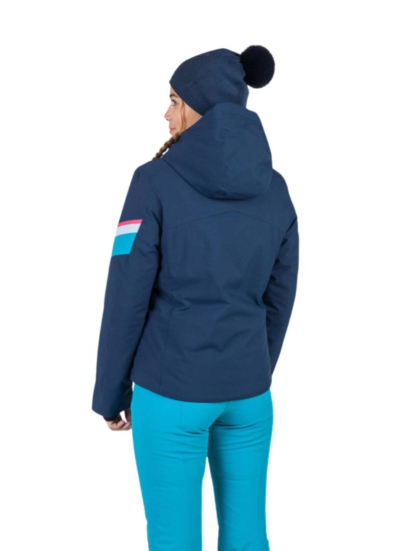 Kurtka narciarska Rossignol damska Strawpile JKT granatowa