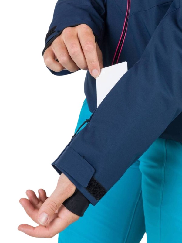 Kurtka narciarska Rossignol damska Strawpile JKT granatowa