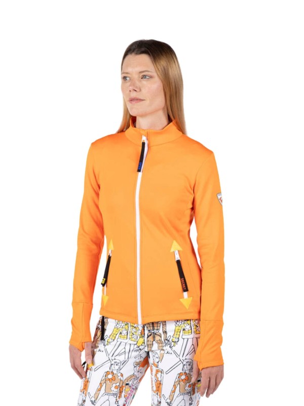 Bluza Rossignol JCC damska Climi JKT pomarańczowa