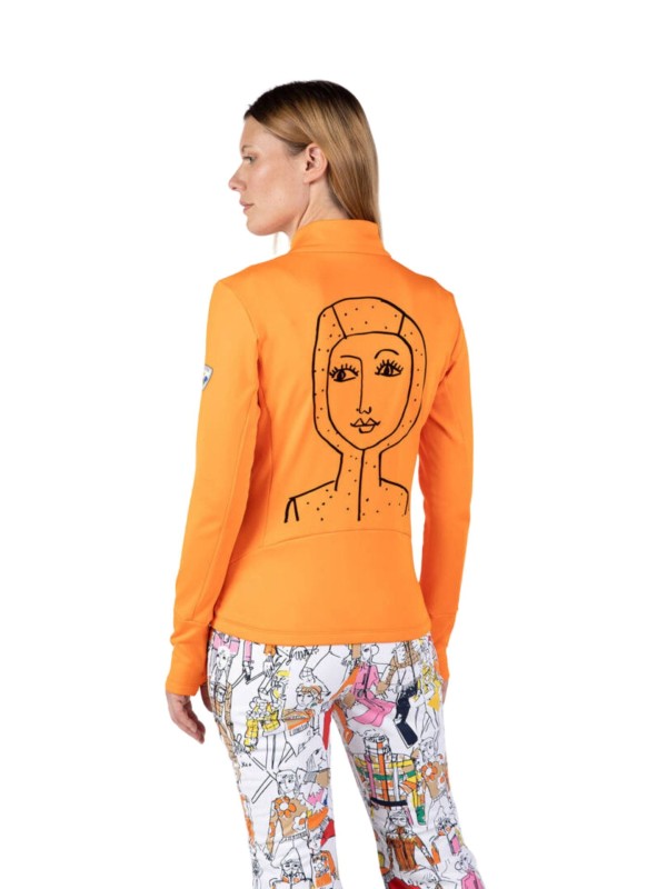 Bluza Rossignol JCC damska Climi JKT pomarańczowa