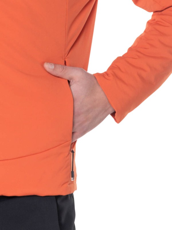 Kurtka narciarska Rossignol męska Opside Hoodie JKT pomarańczowa