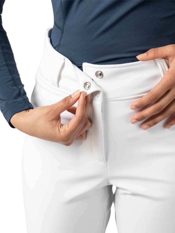 Spodnie Rossignol damskie W Ski Softshell Pant białe