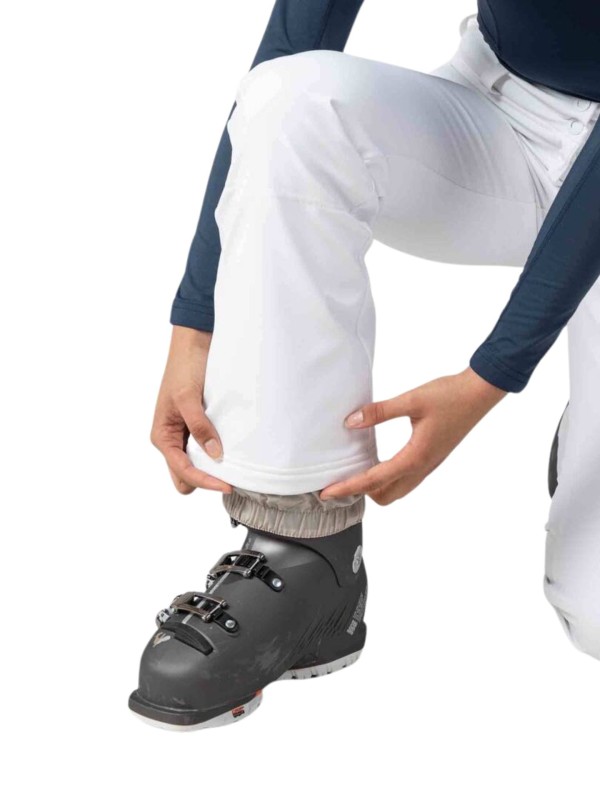 Spodnie Rossignol damskie W Ski Softshell Pant białe