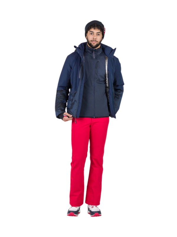 Bluza Rossignol męska Diretta Fleece FZ granatowa