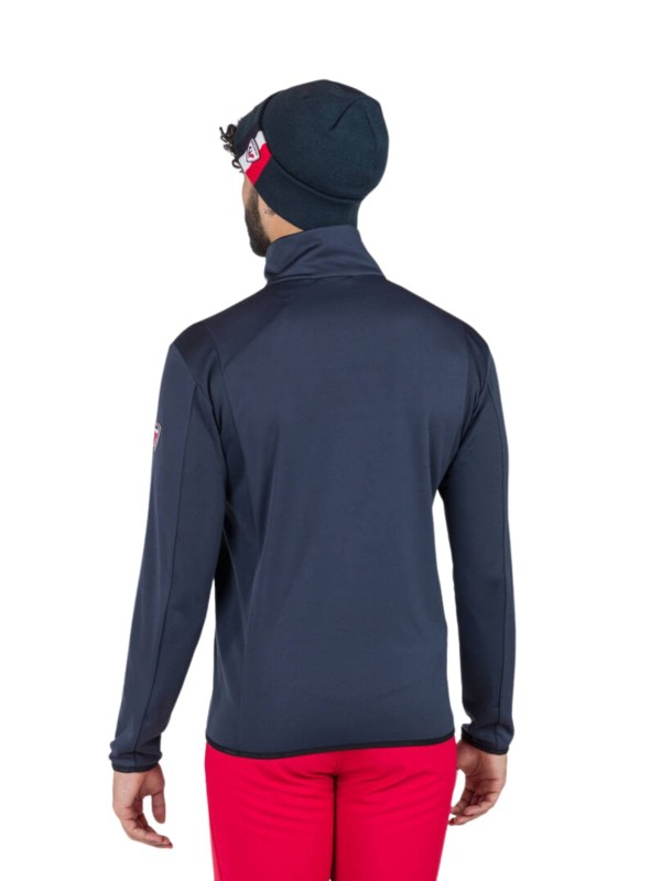 Bluza Rossignol męska Diretta Fleece FZ granatowa