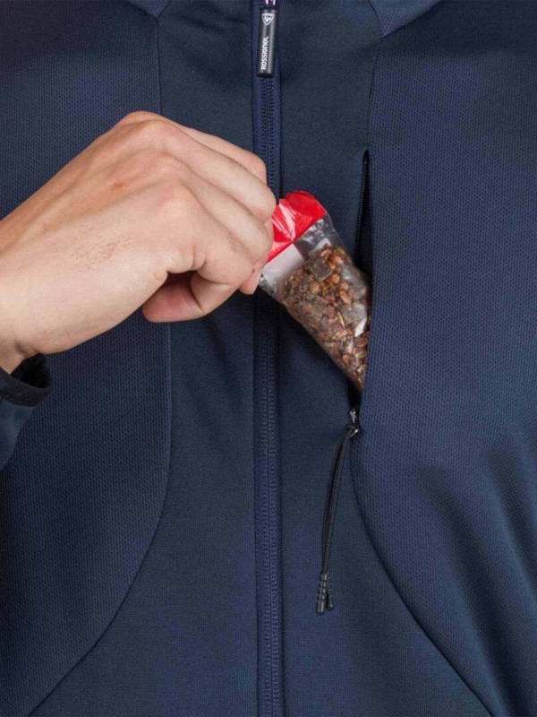 Bluza Rossignol męska Diretta Fleece FZ granatowa