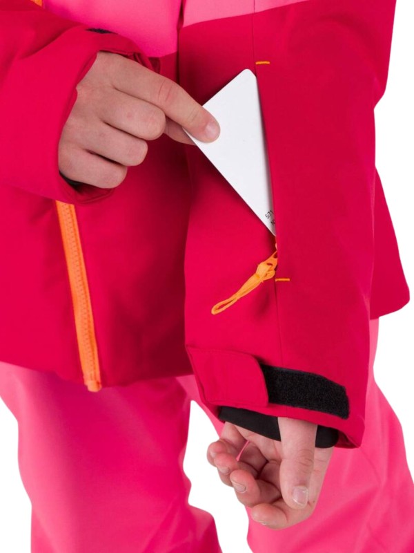 Kurtka narciarska Rossignol dziecięca JR Wispile JKT różowa